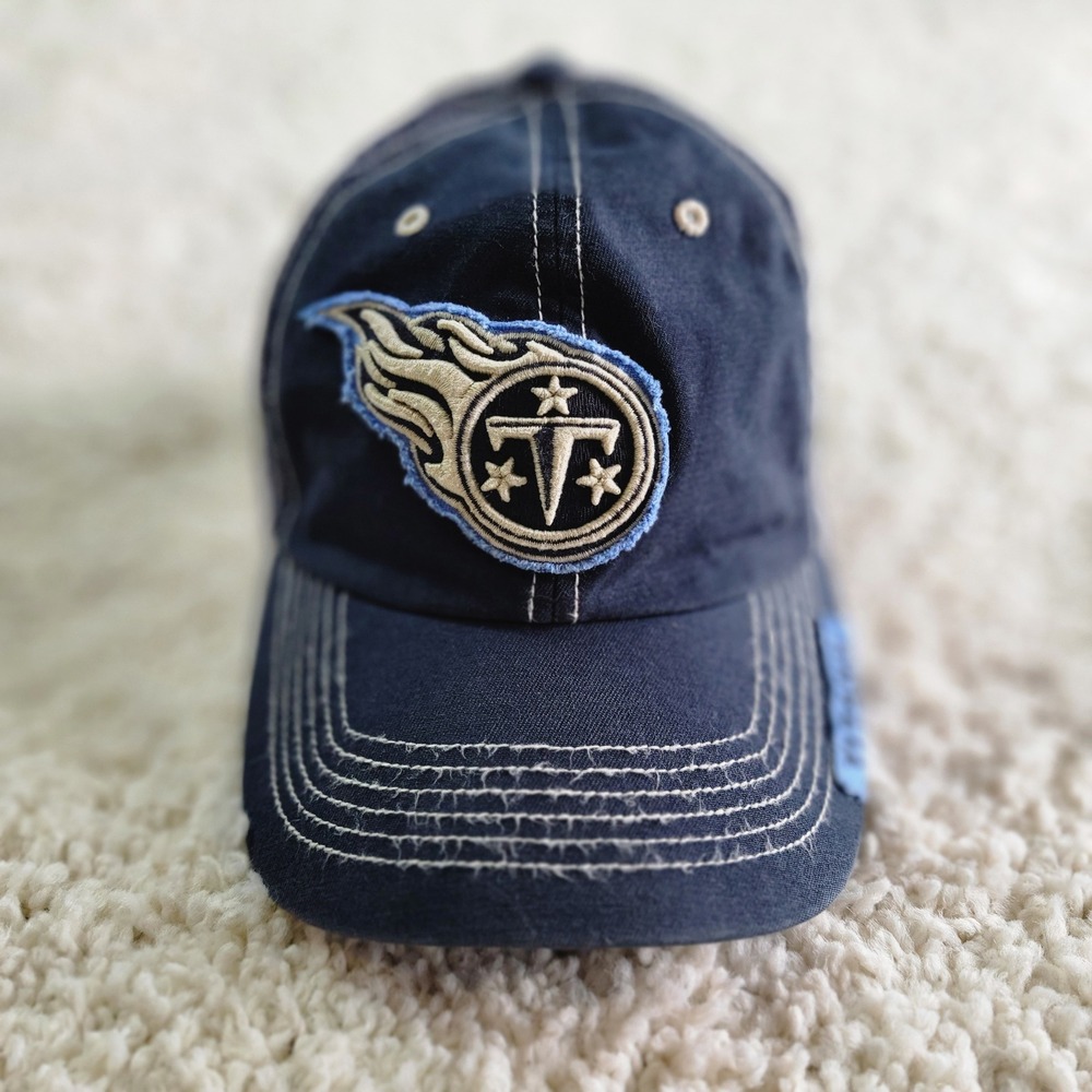Tennessee Titans 47 Brand Trucker Hat Mens Navy Blue NFL Snapback Mesh Cap